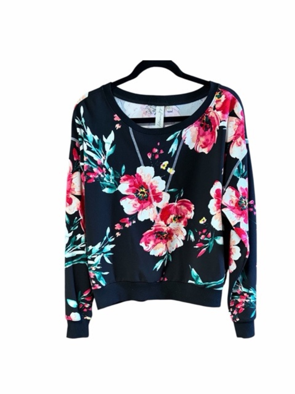Allison Joy Evereve Floral Bloom Crewneck‎ Sweatshirt